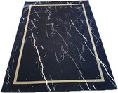 Moderne Vloerkleed - zwart, grijs - 230x150cm