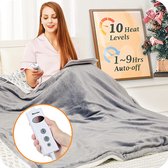 Elektrische deken met automatische uitschakeling en 10 warmtestanden