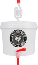 SIMPELBROUWEN® - Brouwemmer 5 Liter - Waterslot - Thuisbrouwpakket - Bier brouwen startpakket - Bierbrouwpakket