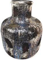 Metal Vase Spotted golden Petroleum 13*26*35cm