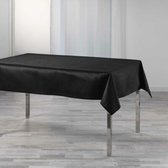 Zwart Tafelkleed/Tafelzeil / tafellinnen 150 x 240 cm Rechthoekig Tafelkleed/Tafelzeil voor buiten en binnen
