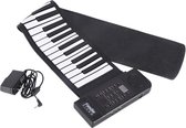 Oprolpiano, draagbare 61-toetsen elektronische zachte siliconen flexibele piano Elektronische digitale muziektoetsenbord Piano voor kinderen Volwassenen Home Entertainment Muziekoefening