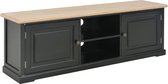 vidaXL Tv-meubel 120x30x40 cm hout zwart