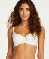 Hunkemöller Dames Lingerie Voorgevormde beugel bh Claire  - Wit - maat D75