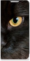 Beschermhoesje Geschikt voor Samsung Galaxy S22 Plus Telefoonhoesje Zwarte Kat