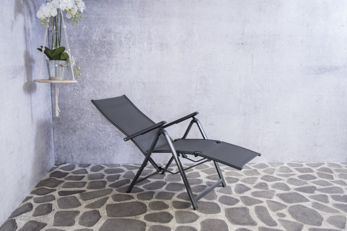 Sens-Line Levy relax chair alu/textileen
