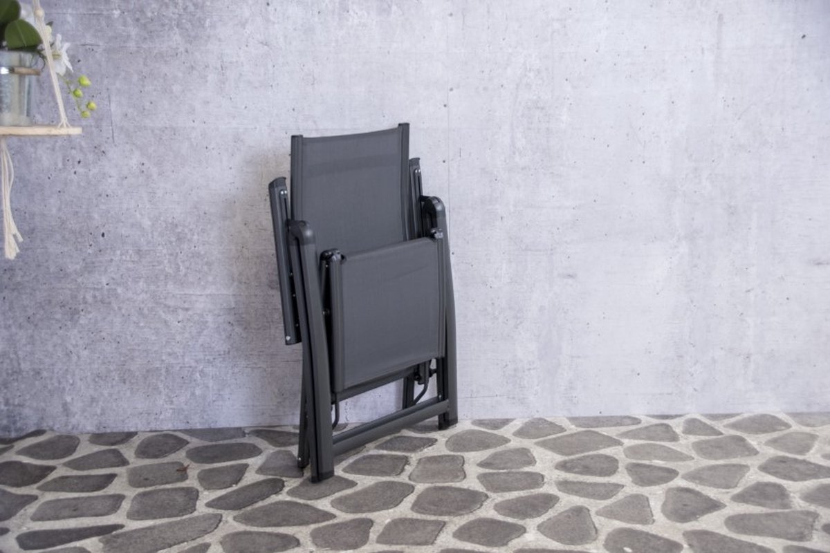 Sens-Line Levy relax chair alu/textileen