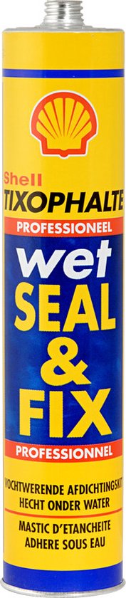 illbruck Shell Wet Seal & Fix - 310 ML - zwart | bol.com