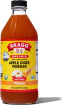 Bragg Appelazijn honey blend biologisch 473 ml