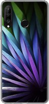 Geschikt voor Huawei P30 Lite hoesje - Bloemen - Geometrie - Abstract - Siliconen Telefoonhoesje
