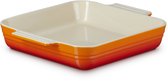 Le Creuset - Classic - Vierkante Ovenschaal - 23 x 23 cm - Oranjerood