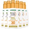 Garnier Ambre Solaire Ideal Bronze Zonnebrandspray SPF 30 - 6 x 200 ml Voordeelverpakking