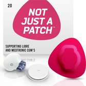 Not Just A Patch - Pink Patch - S - Sensor patch pleister for Freestyle Libre and Medtronic Guardian – 20 pack