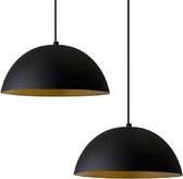 Bamyum Lamp Deco Moderne Woonkamer (Ø30 cm, 2 stuks x Zwart)