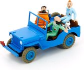 Kuifje Auto - La Jeep CJ 2a Bleue - 1:43 - Mannen naar de Maan - Tintin Moulinsart