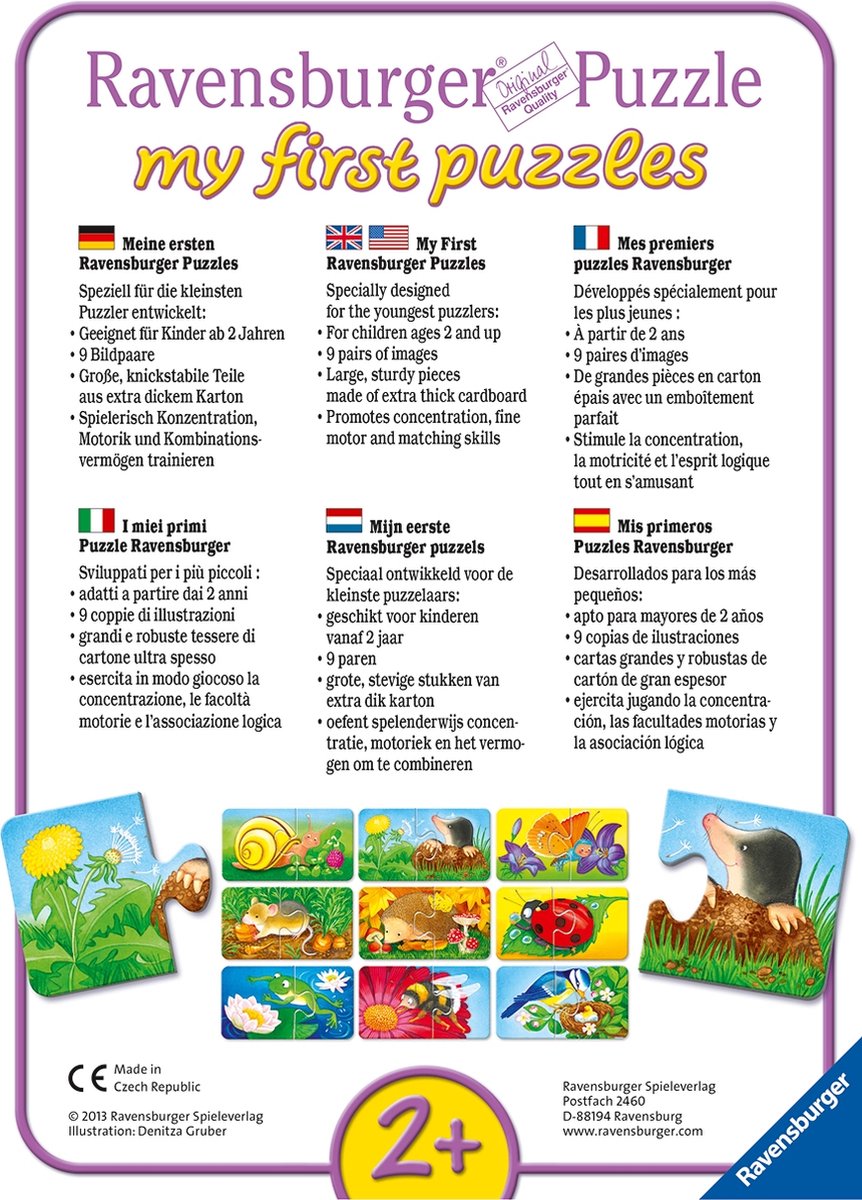 Ravensburger Speciale voertuigen- My First puzzles -9x2 stukjes - kinderpuzzel — afbeelding 12