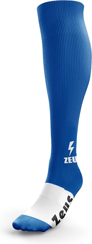 Voetbalsokken/Sportsokken Zeus Calza Energy, kleur Royal blauw, maat 40-46