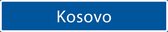 Straatnaambord Kosovo| Straatnaambord land| Verkeersbord Kosovo| Verkeersborden | Straatnaambord origineel | Verkeersborden Landen