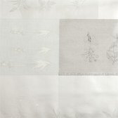 Tafelzeil Celine LB -  100 x 140 - Wit tafelkleed - Beschikbaar in verschillende maten - Geleverd in een koker