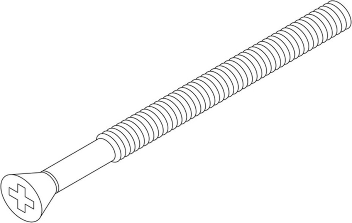 Artitec Schroef M4X60Mm Met Borgmiddel