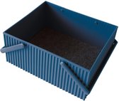 Hachiman - Opbergbox Omnioffre - draagbaar - stapelbaar- large blauw