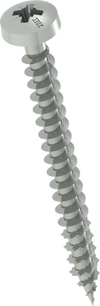 HECO spaanplaatschroef bolkop 3,5x16 pozidrive verzinkt - 200 stuks