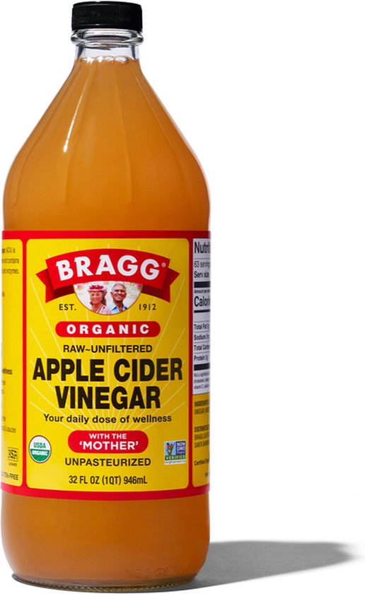 Apple cider vinegar (biologisch & ongefilterd) - bragg 946 ml