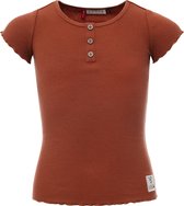 Looxs Revolution 2211-7405-956 Meisjes Shirt - Maat 104 - Oranje van Katoen