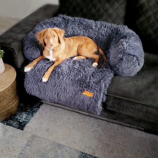 Origineel Hondendeken voor Bank– Hondenkleed Fluffy – Pluche Hondenbed - Hondenmand Premium - Volledig Afritsbaar