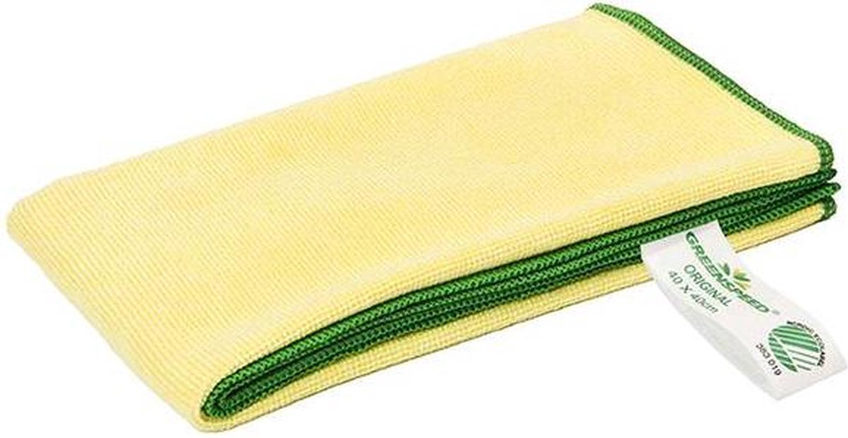 Goedkoopste Greenspeed Original Microvezeldoek - 40 x 40cm - Geel