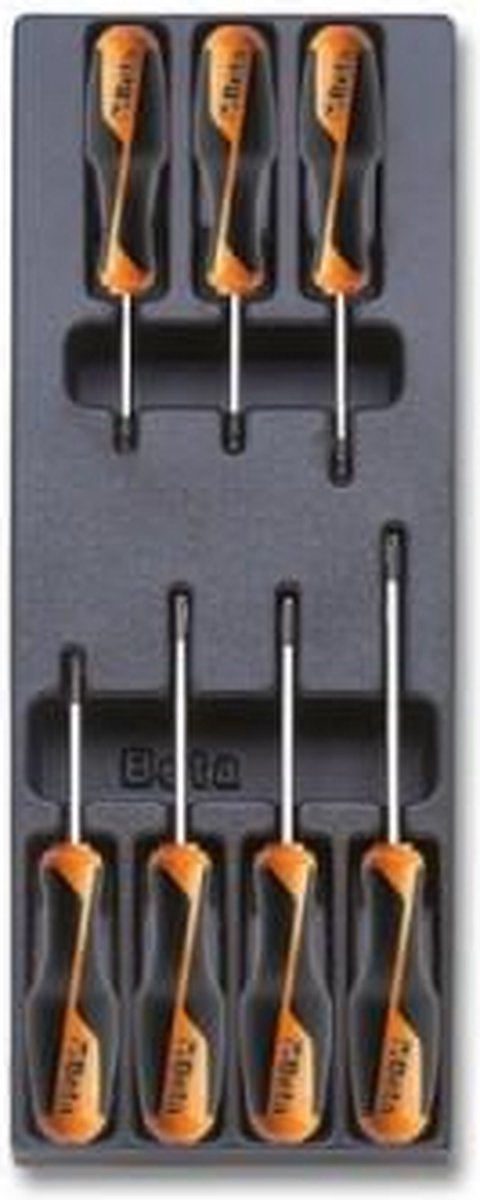 BETA T205 7-delige gereedschap inlay 41 x 15 x 4 cm gevuld 0,5 kg