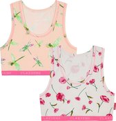 Claesen's 2 Pack Meisjes Croptop - Maat 164