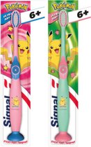 2x Pokemon tandenborstels met zuignap - Ultra soft - Anti-bacterieel - Kids - Kinderen - Leuke tandenborstel - Tanden poetsen