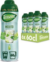 Teisseire - Mojito - 0% Suiker Vruchtensiroop - 6x60cl Multipack