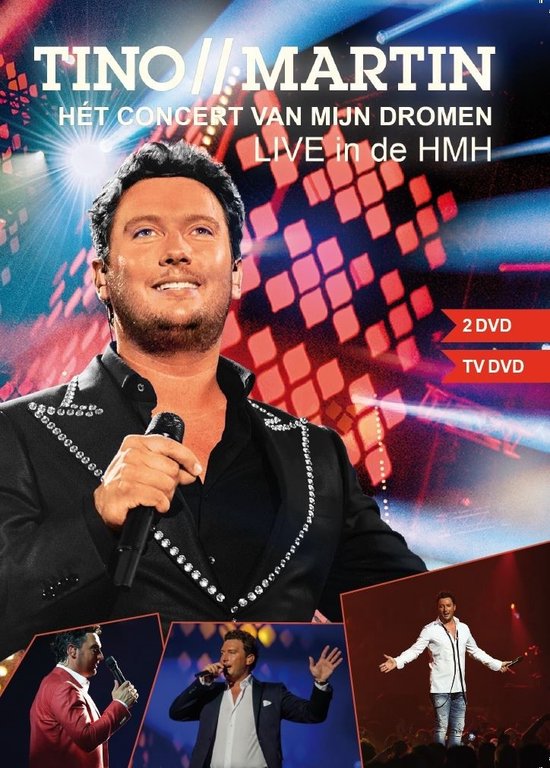 CD cover van Het Concert Van Mijn Dromen - Live In HMH (DVD) van Tino Martin