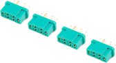 Revtec - Connector - MPX - Goudcontacten - Man. - 4 st