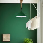 Modern retro design metalen plafond vintage stijl groene kleur zonder blub hangende hanglamp