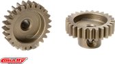 Team Corally - M0.6 Motortandwiel - Kort - Gehard staal - 25 Tanden - Motoras dia. 3.17mm