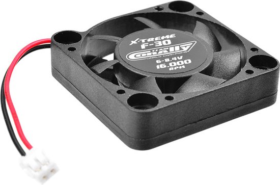 Bij wet bouwen Groen Team Corally - ESC High Speed Cooling Fan 30mm - 6v-8,4V - ESC connector -  16000rpm | bol.com