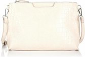 Damestas - Schoudertas - Tas - Croco - Beige