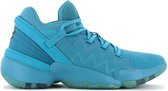 adidas D.O.N. Issue 2 - Donovan Mitchell - Basketbalschoenen Sport Basketbal schoenen Sneakers Blauw FW8517 - Maat EU 41 1/3 UK 7.5