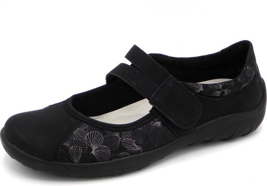 Chaussure à sangle pour femmes Remonte - R3510-03 Zwart/Imprimé - Taille 36