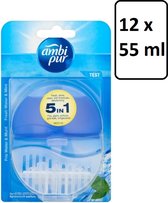Ambi Pur Toiletblok Multipack (12) - Fresh Water & Mint - 55 ml