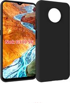 Hoesje Nokia G300 - Zwart Siliconen Case