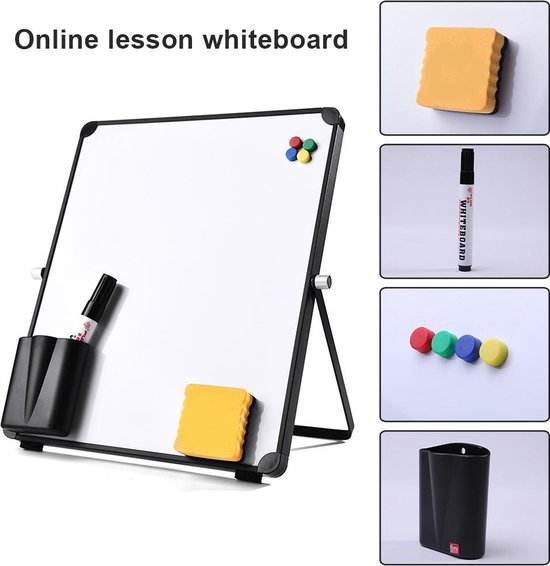 U Brands Magnetic Dry Erase Whiteboard, 40 x 30, White Frame, 2915U