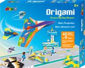 Avenir Origami: MIJN EIGEN LUCHTHAVEN, 40 vliegtuigen, 8 modellen, 3 stuks, in  doos, 6+