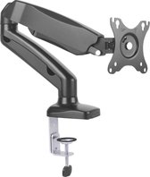 Full Motion Monitorstandaard Met Gasveer - Monitor Standaard Tafel/Bureau Beugel Stand Arm Houder - Beeldscherm Steun - Enkele Monitorarm Tafelsteun Monitorsteun Voor Schermen Tot