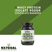 NXTgoal Sports Nutrition Whey Protein Isolate Chocolate Madness - 900 gram