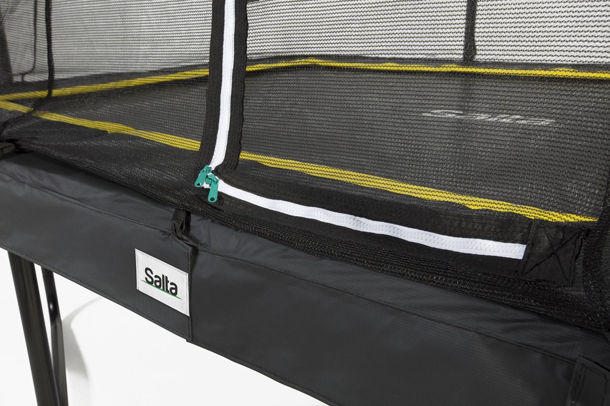 Salta Comfort Edition - 366 x 244 cm - Rechthoekige trampoline met veiligheidsnet - Zwart - Trampoline voor kinderen — afbeelding 7