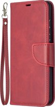 Samsung Galaxy A52 Hoesje - Mobigear - Excellent Serie - Kunstlederen Bookcase - Rood - Hoesje Geschikt Voor Samsung Galaxy A52